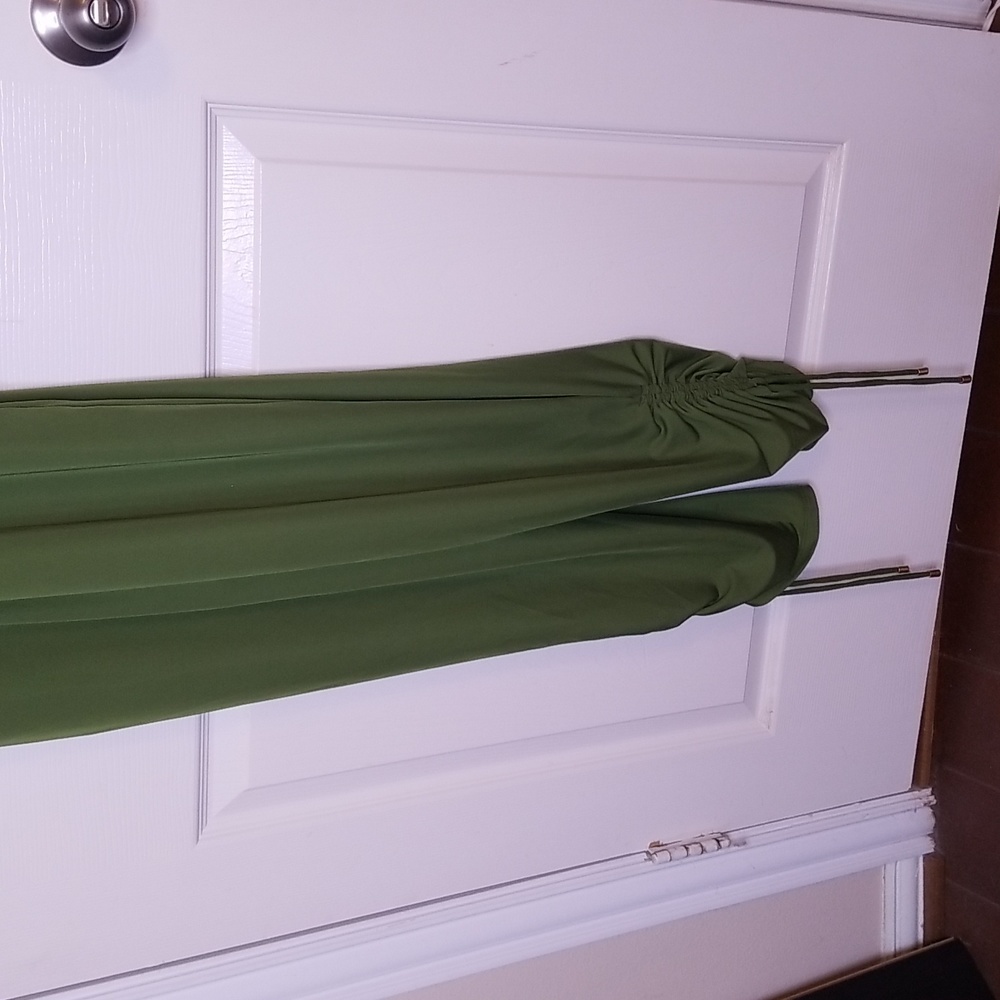 INC Womens Halter Style Green Jumpsuit - Picture 10 of 14